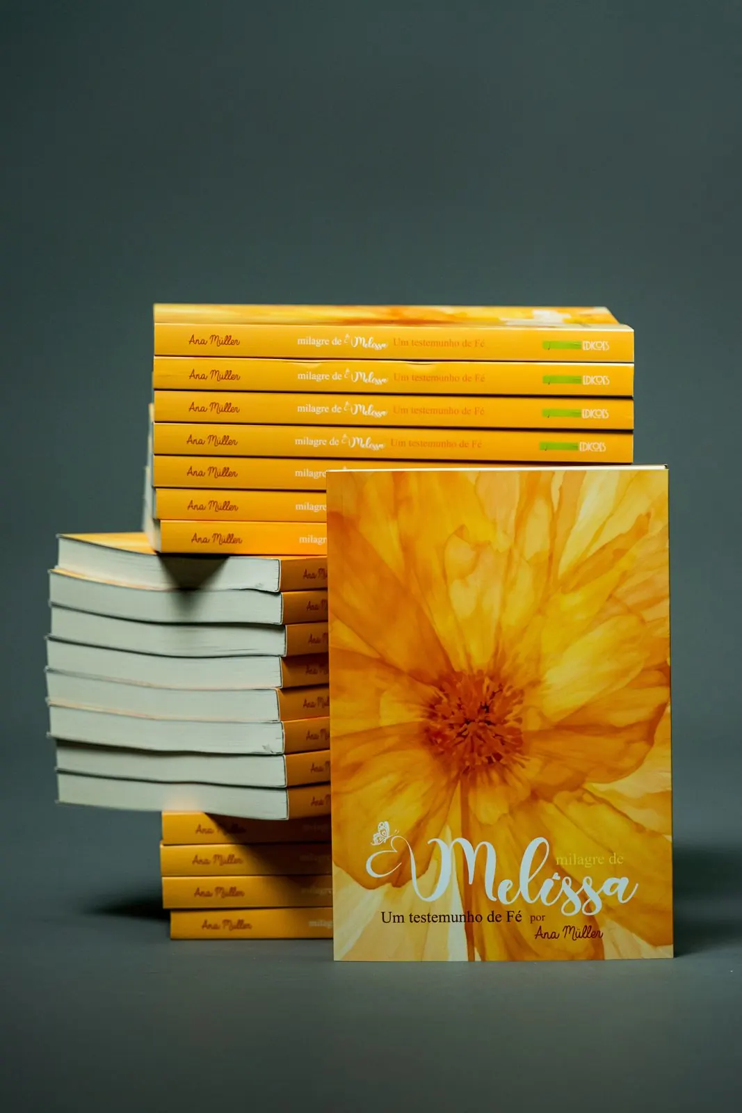 Exemplares impressos do livro Milagre de Melissa